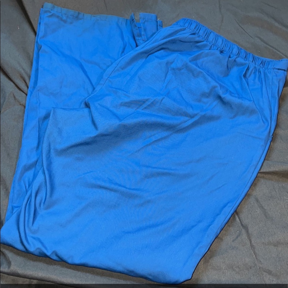 Royal blue scrub pants
